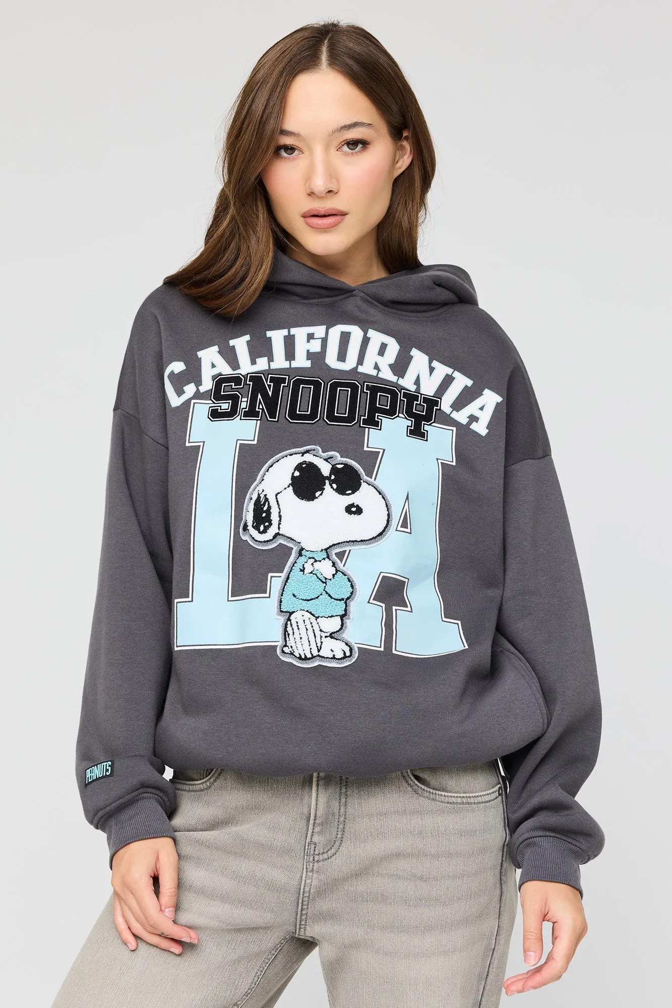 Snoopy Graphic Fleece Hoodie sold by Urban Planet product image thumbnail 5