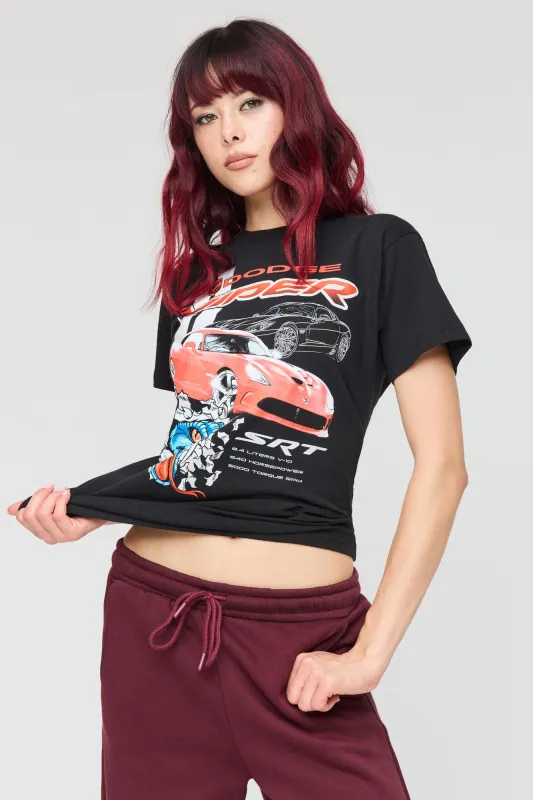 Dodge Graphic Boyfriend T-Shirt made by Stitches