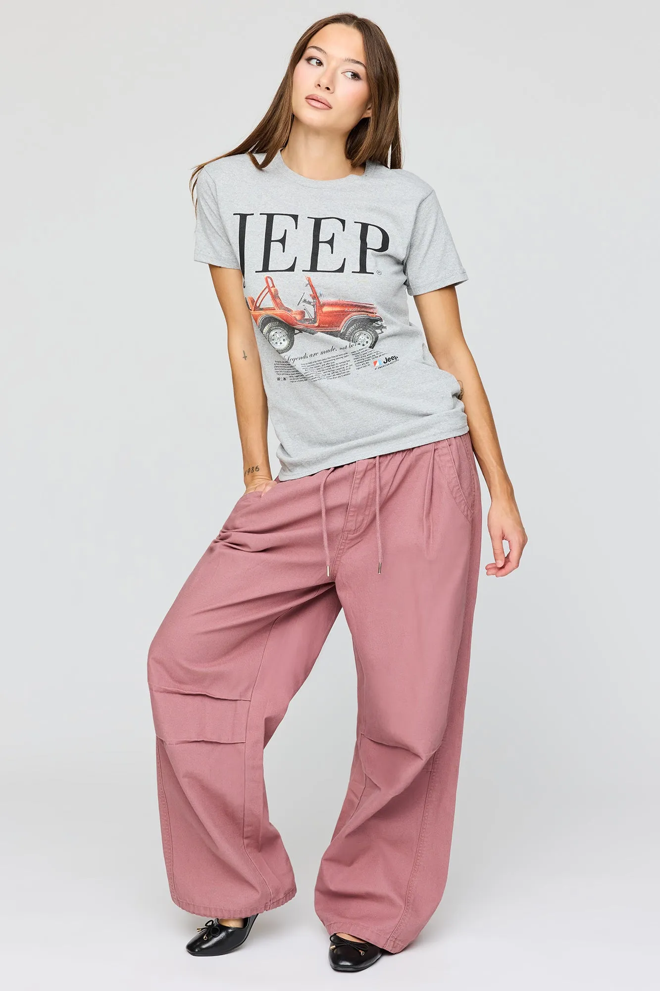 Jeep Graphic Boyfriend T-Shirt sold by Urban Planet product image thumbnail 3