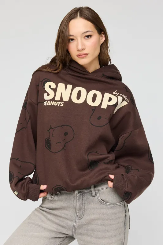 Peanuts Snoopy Graphic Fleece Hoodie made by Stitches