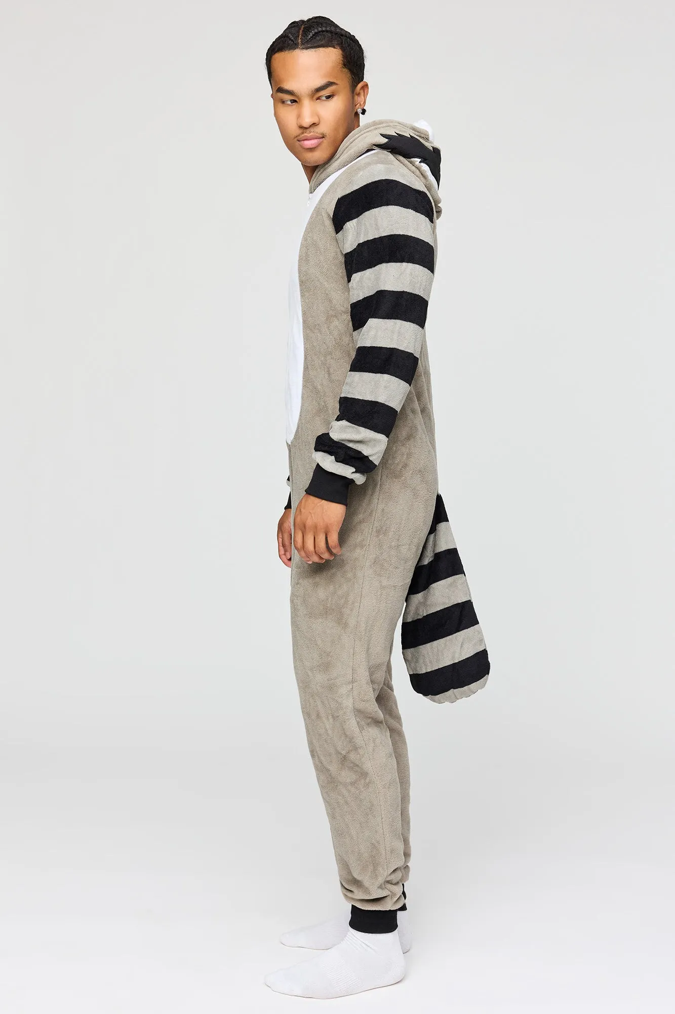 3D Raccoon Plush Onesie sold by Urban Planet product image thumbnail 2