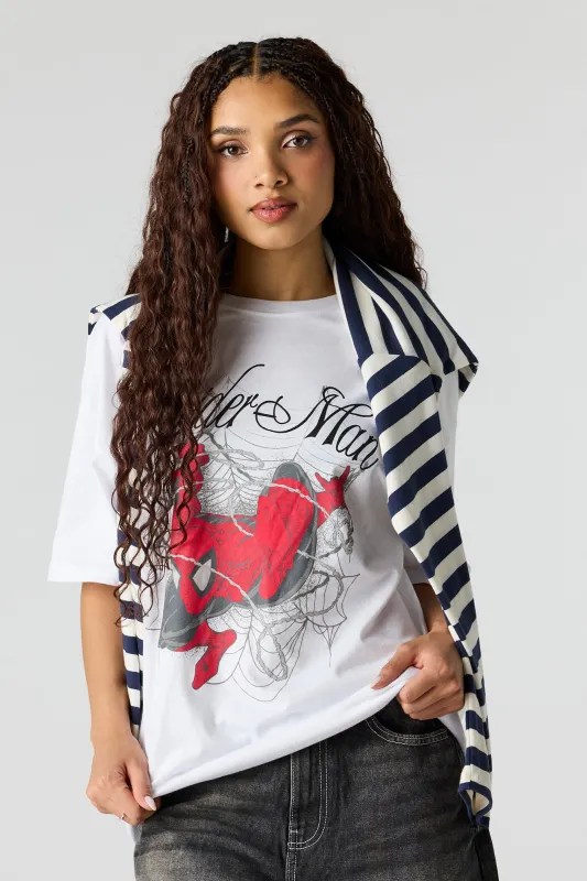 Spider-Man Graphic Oversized T-Shirt made by Stitches