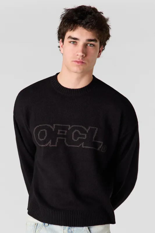 Jacquard Knit Boxy Sweater made by Urban Planet
