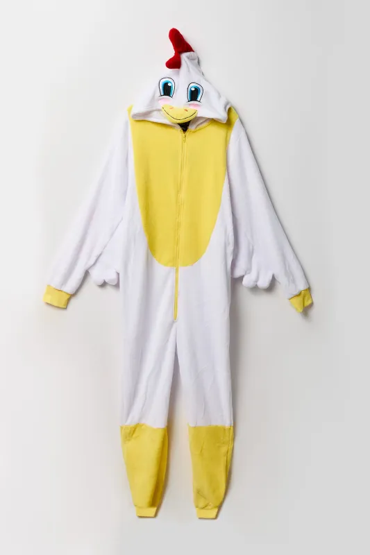 3D Chicken Plush Onesie made by Urban Planet