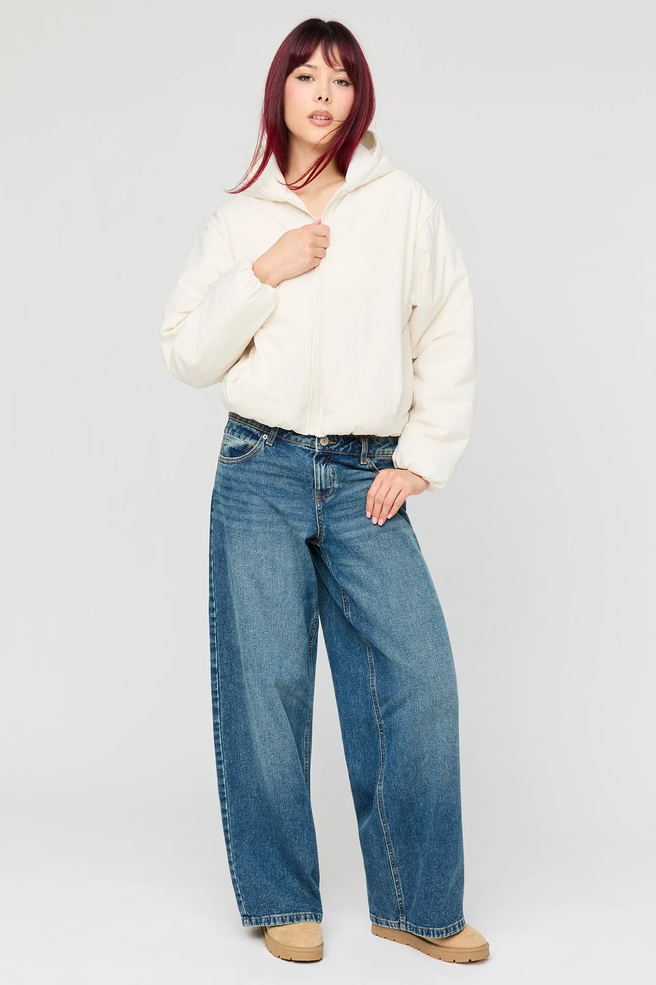 Hooded Bomber Jacket sold by Urban Planet product image thumbnail 3