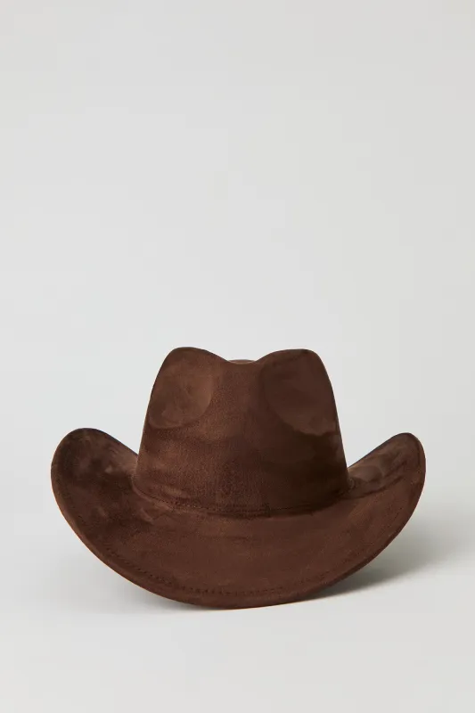 Faux Suede Cowboy Hat made by Stitches