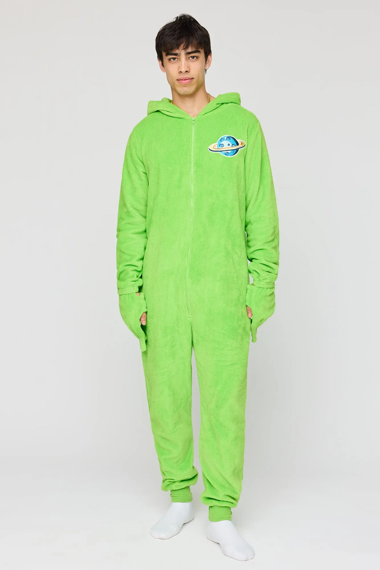 3D Alien Plush Onesie sold by Urban Planet product image thumbnail 3