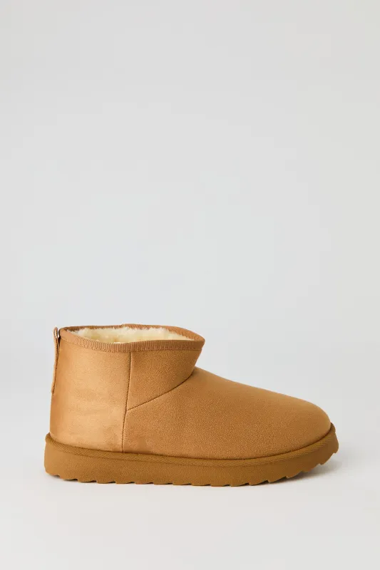 Faux Fur Lined Ankle Boots made by Urban Planet