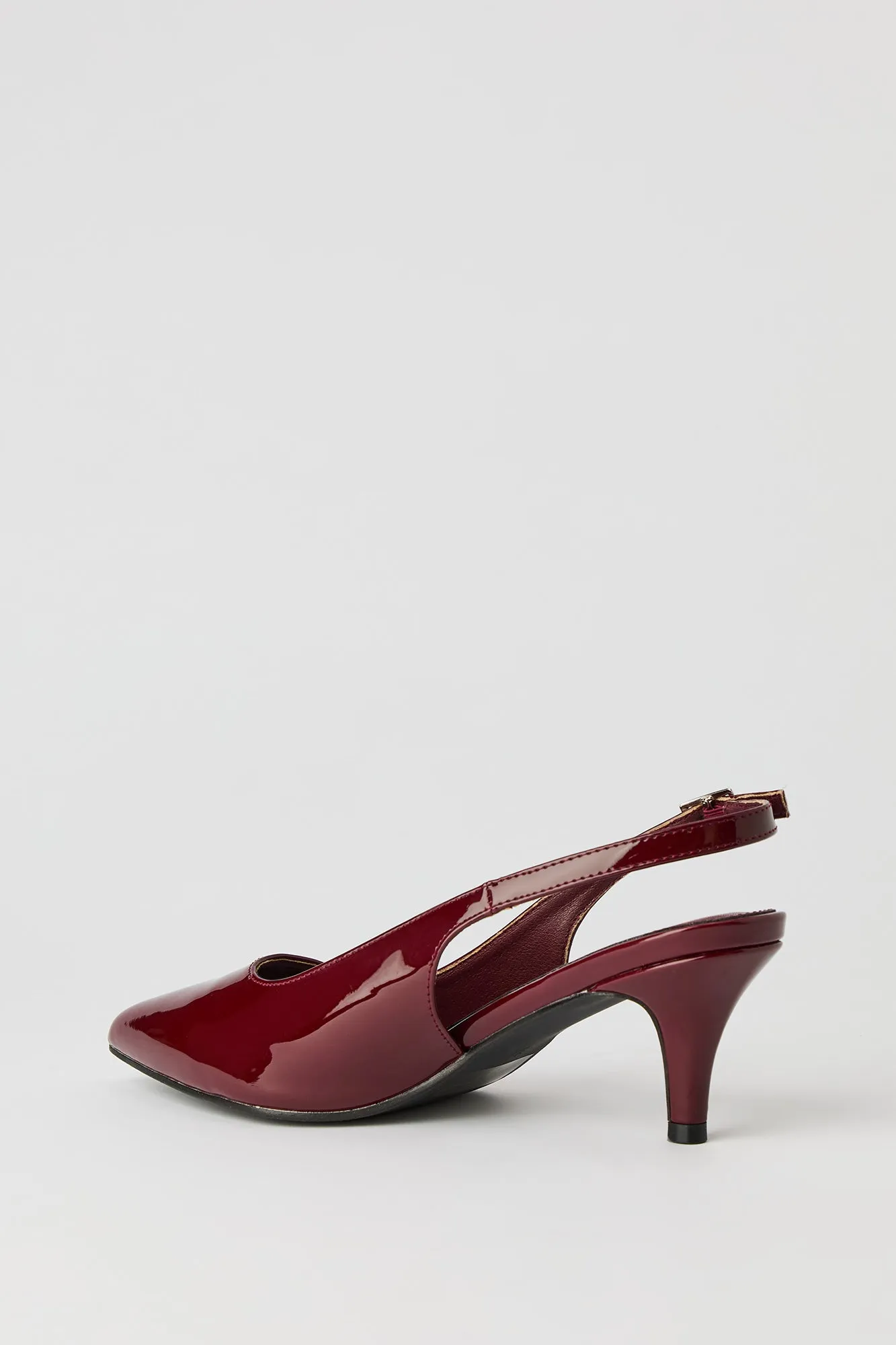 Patent Slingback Kitten Heels sold by Urban Planet product image thumbnail 3