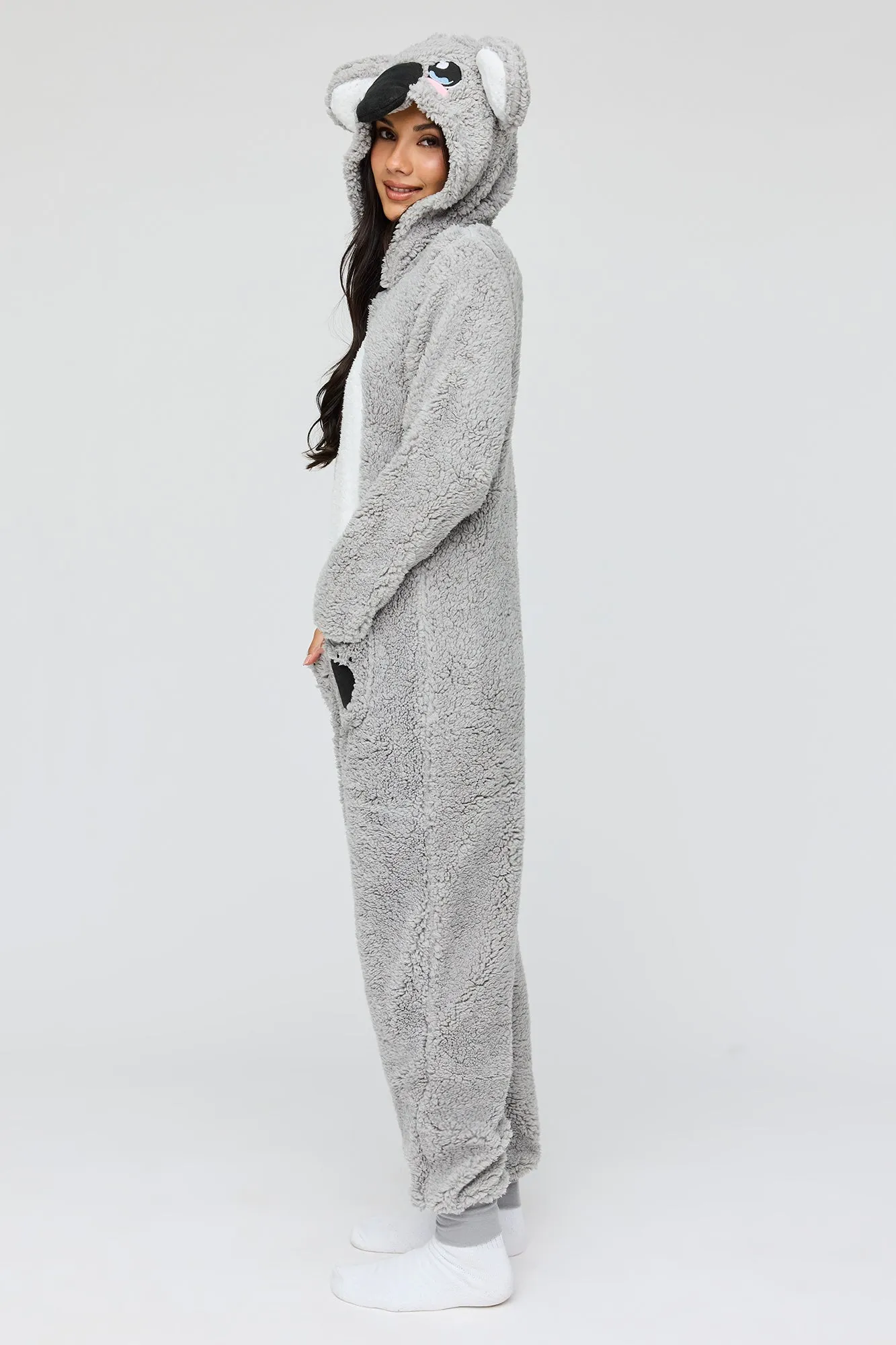 3D Koala Sherpa Onesie sold by Urban Planet product image thumbnail 2