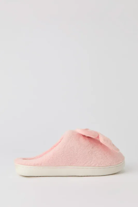 Bow Slippers made by Stitches