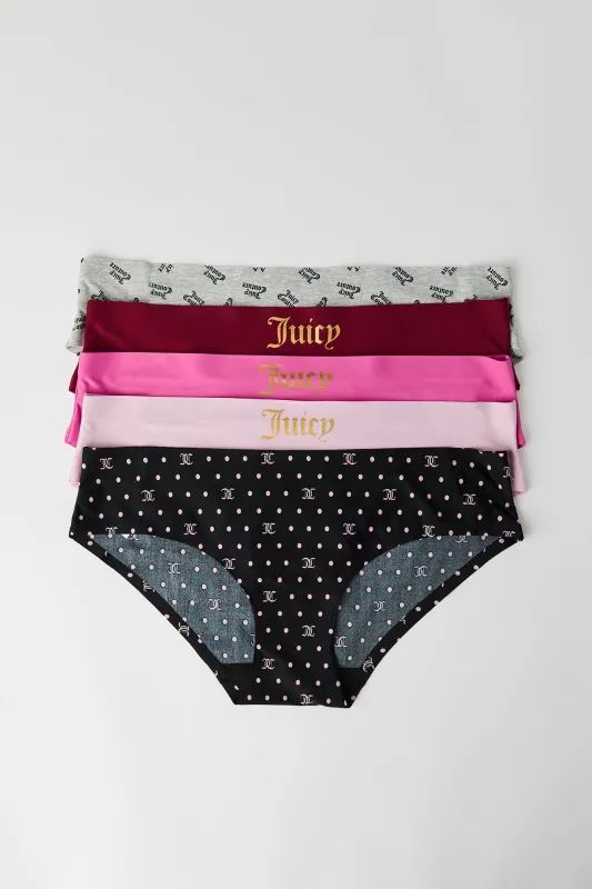 Juicy Couture Seamless Hipster Panty Set made by Stitches