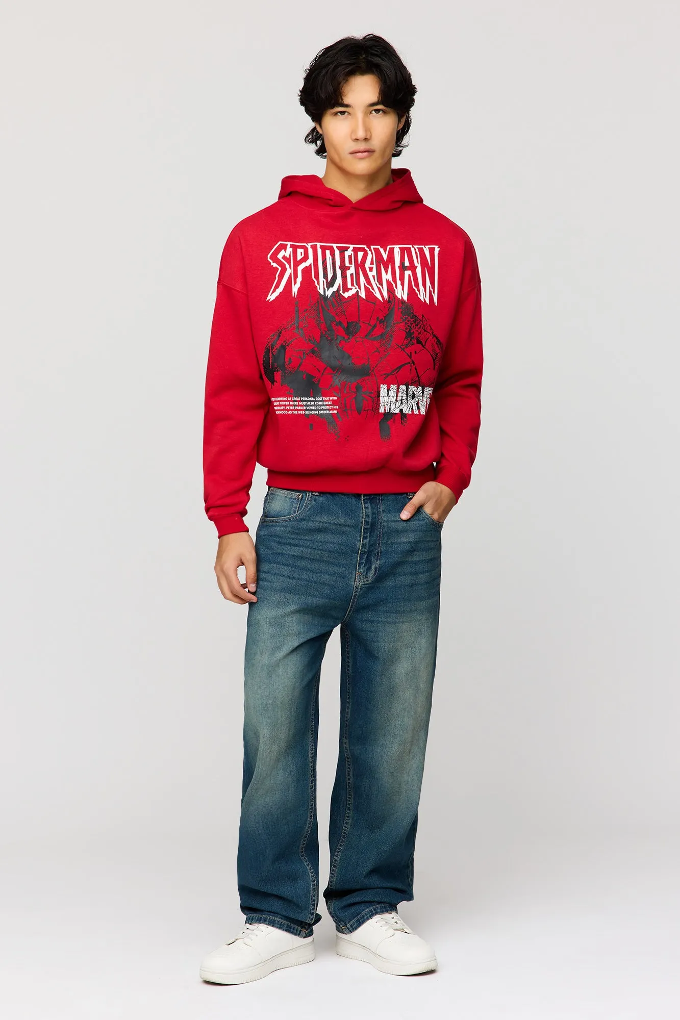 Spider-Man Graphic Fleece Hoodie sold by Urban Planet product image thumbnail 3
