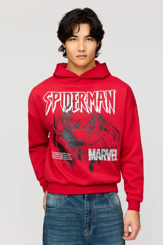 Spider-Man Graphic Fleece Hoodie made by Urban Planet