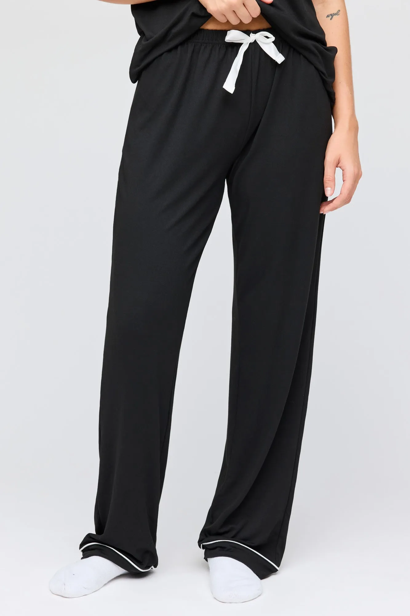 Soft Button-Up Top & Pant Pajama Set sold by Urban Planet product image thumbnail 3
