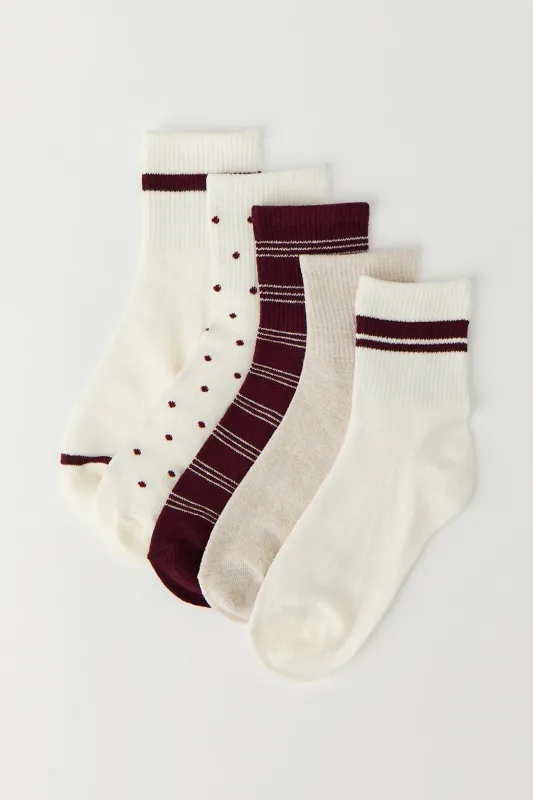 Quarter Socks (5 Pack) made by Stitches