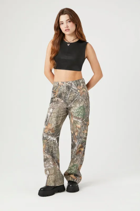 Pantalon cargo avec motif camouflage sold by Urban Planet
