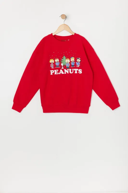 Chandail de Noël à imprimé Peanuts pour fille sold by Urban Planet