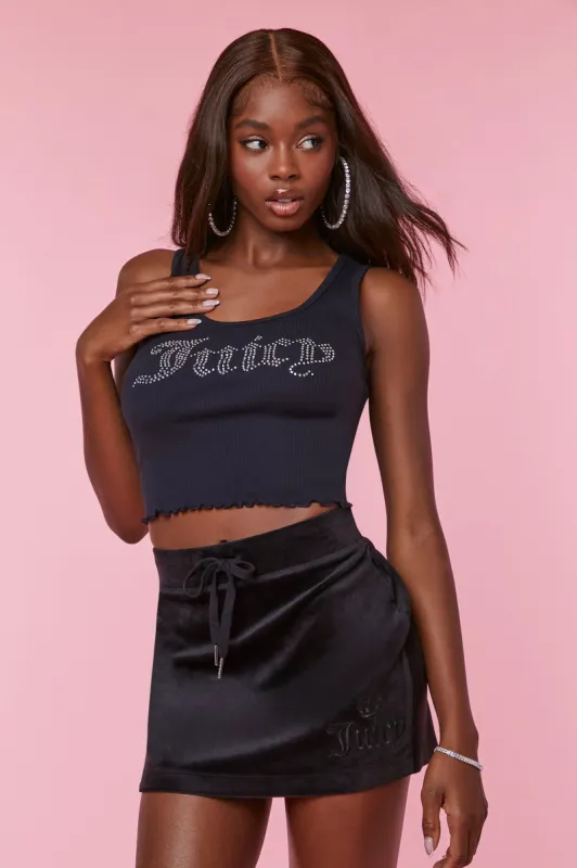 JUICY COUTURE★Sequined velvet skirt JC173 PRODUCT-SEPT182023-OCTDROP1-40