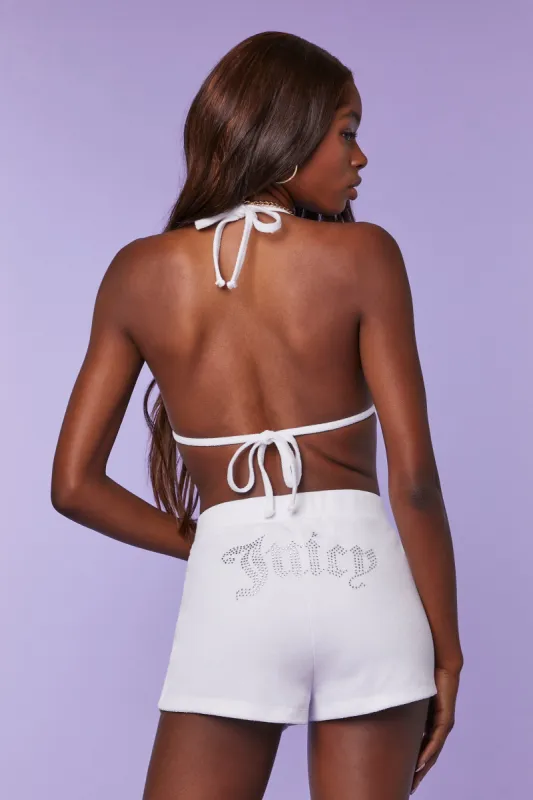 Short Juicy Couture avec pierres du Rhin sold by Urban Planet