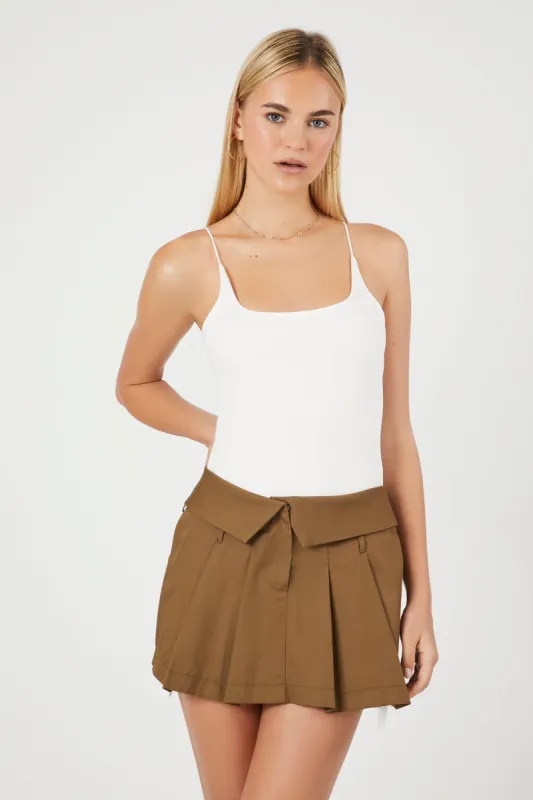 Minijupe plissée à taille repliée sold by Urban Planet