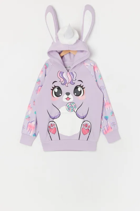 Girls Bunny Unicorn Cat Character Hoodie sold by Urban Planet