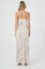 Chiffon Floral Ruffle Slit Maxi Dress sold by Urban Planet