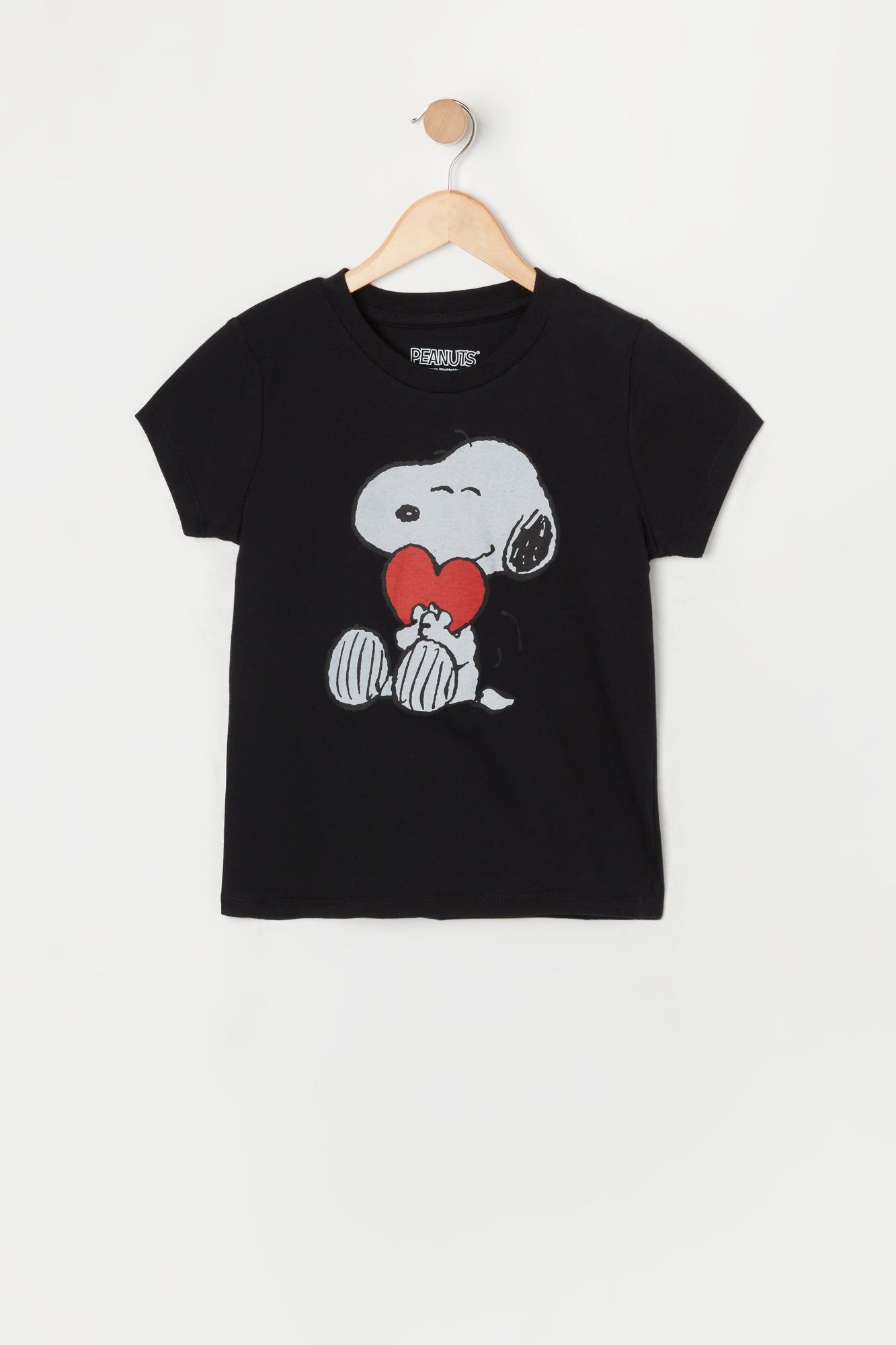 Girls Snoopy Heart Graphic T-Shirt sold by Urban Planet