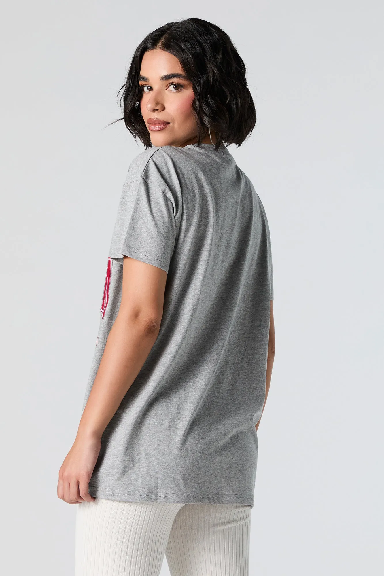 Boston Embroidered T-Shirt sold by Urban Planet product image thumbnail 3