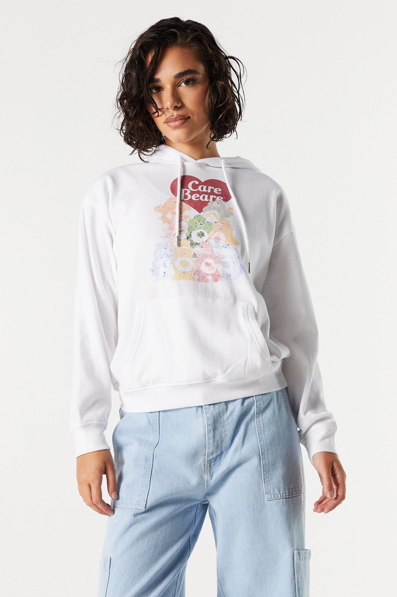 Fleece Care Bears Graphic Hoodie sold by Urban Planet