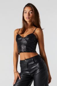 Sequin Bustier Top sold by Urban Planet