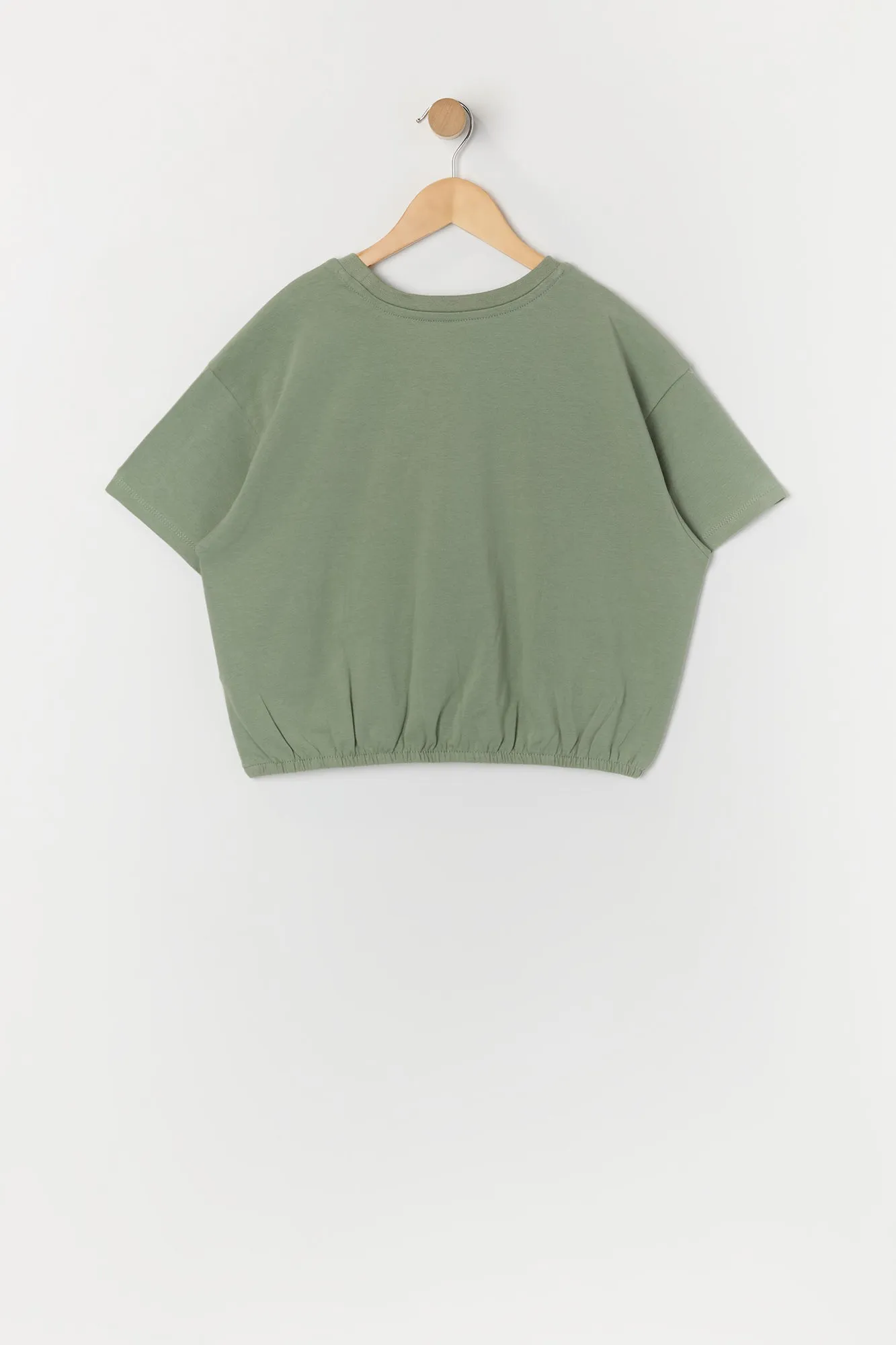 T-shirt utilitaire avec ourlet cintré pour fille sold by Urban Planet product image thumbnail 2