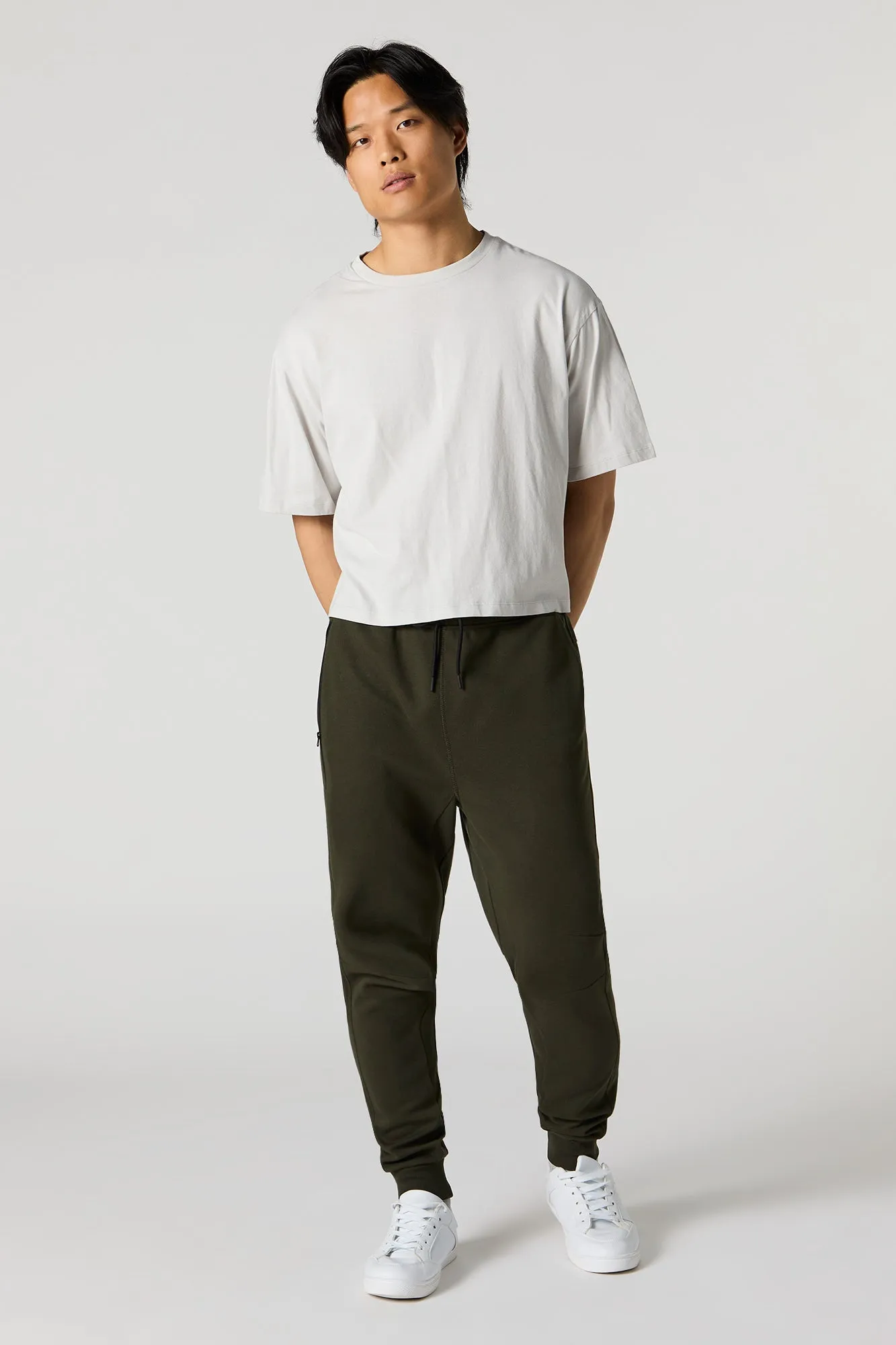 Active Fleece Zip Pocket Jogger sold by Urban Planet product image thumbnail 2