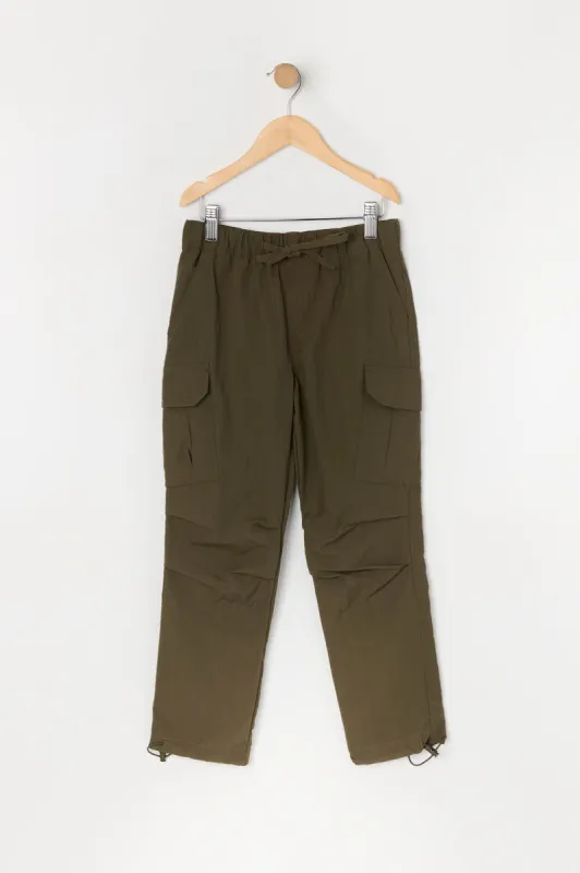 Boys Nylon Parachute Cargo Pant sold by Urban Planet