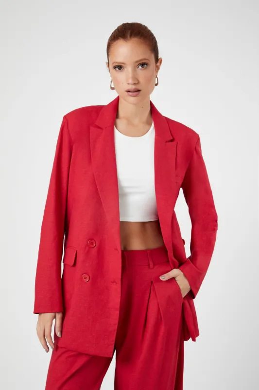 Blazer cranté à double boutonnage sold by Urban Planet