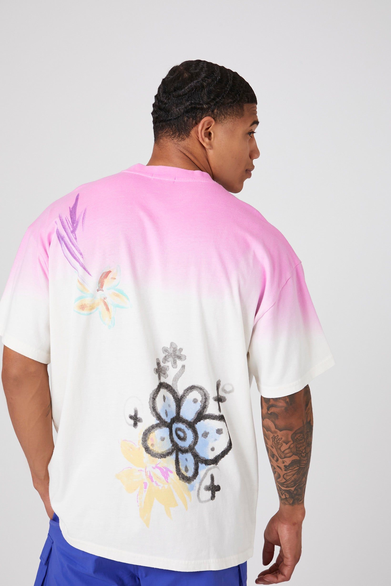 Gradient Illusions Graphic T-Shirt sold by Urban Planet product image thumbnail 3