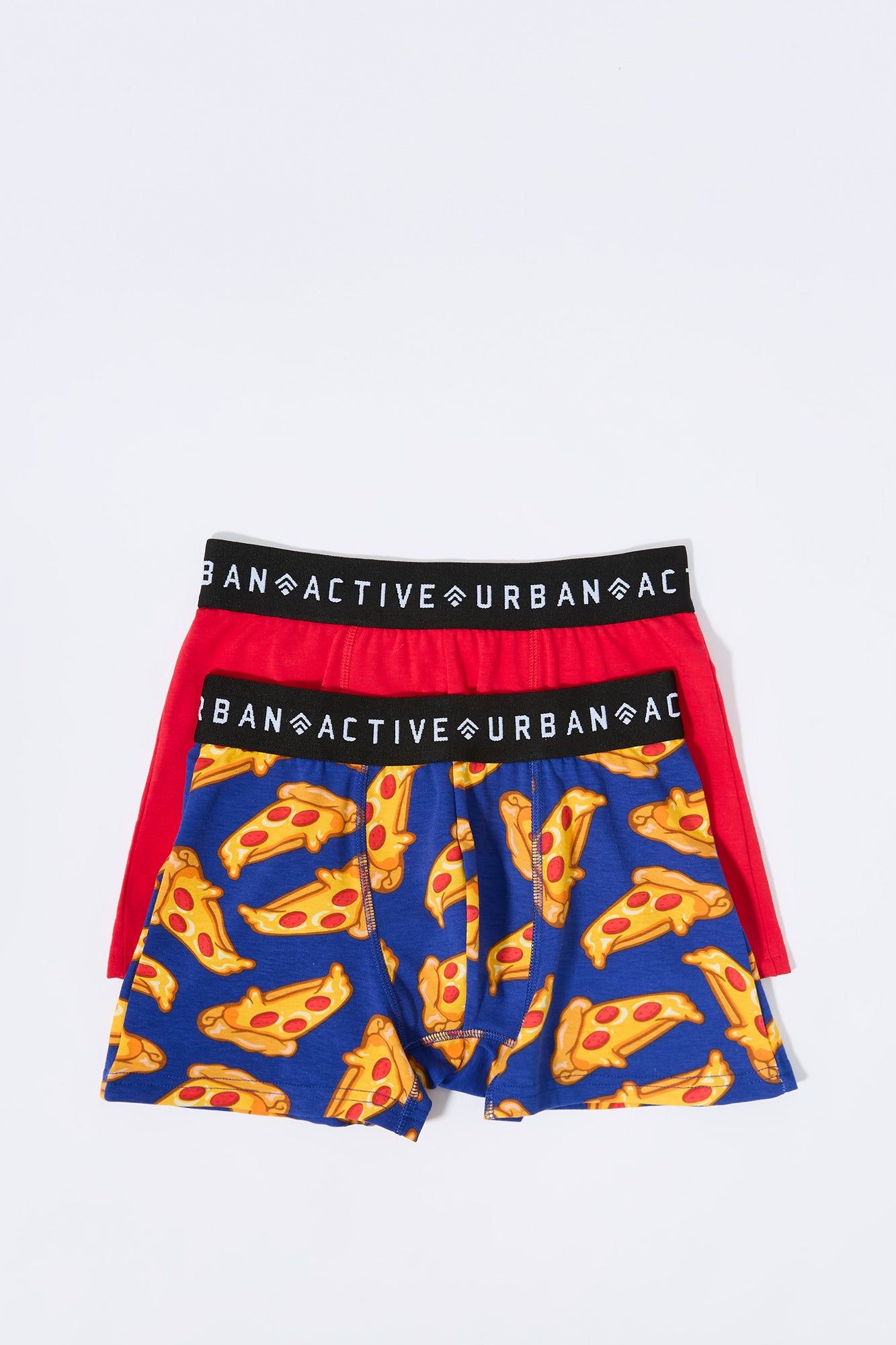 Caleçon à imprimé Pizza pour garçon (Paquet de 2) sold by Urban Planet