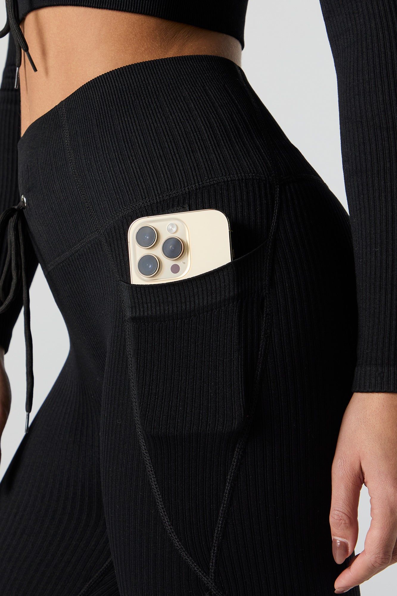 Legging Sommer Ray sans couture à taille coulissante sold by Urban Planet product image thumbnail 4