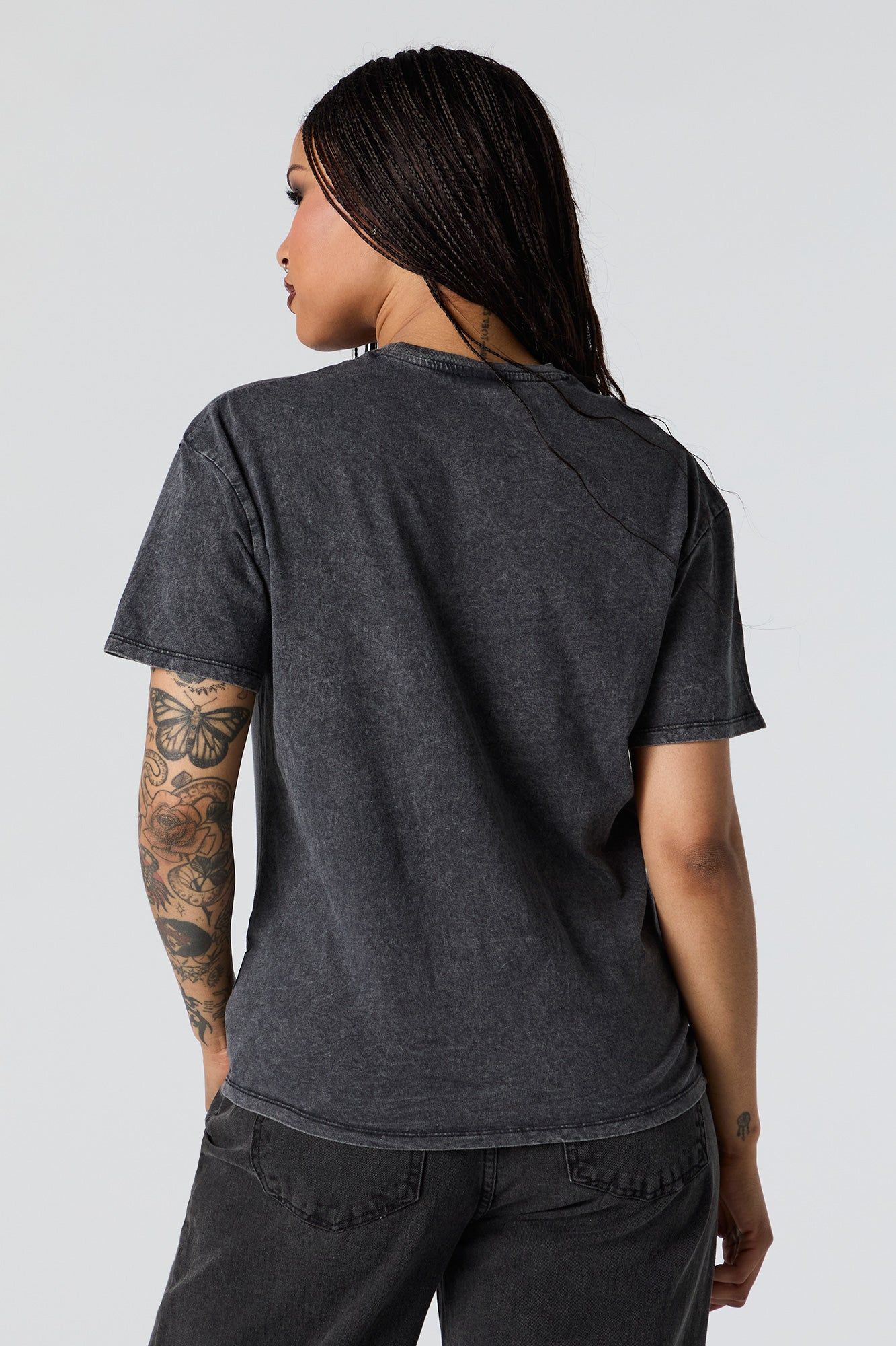 Probably Late Graphic Washed Boyfriend T-Shirt sold by Urban Planet product image thumbnail 4