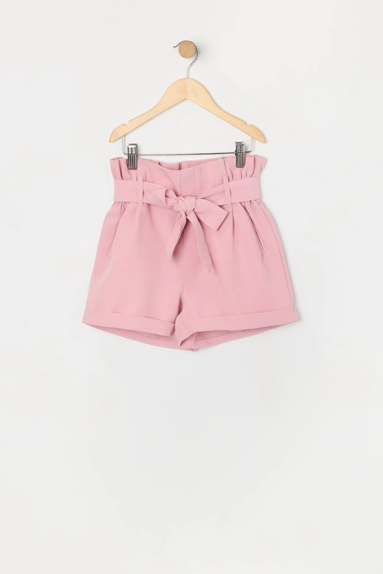 Girls Belted Paperbag Short sold by Urban Planet product image thumbnail 5