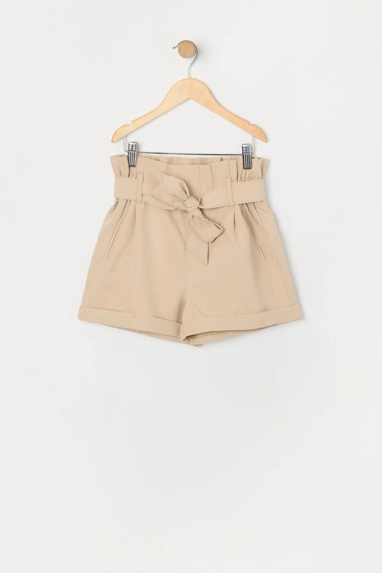 Girls Belted Paperbag Short sold by Urban Planet product image thumbnail 3