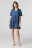 Robe nuisette longueur mini à volants et manches courtes sold by Urban Planet