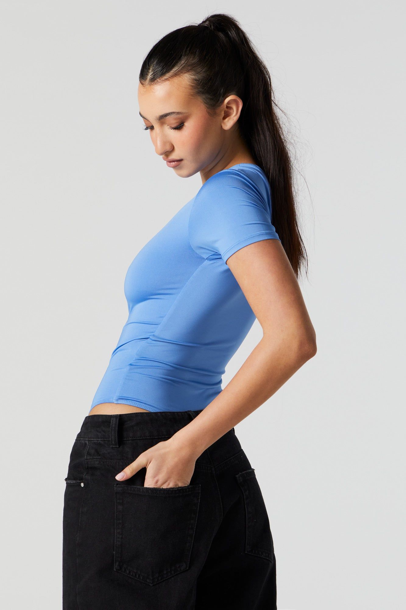 Contour Short Sleeve Bodysuit sold by Urban Planet product image thumbnail 4