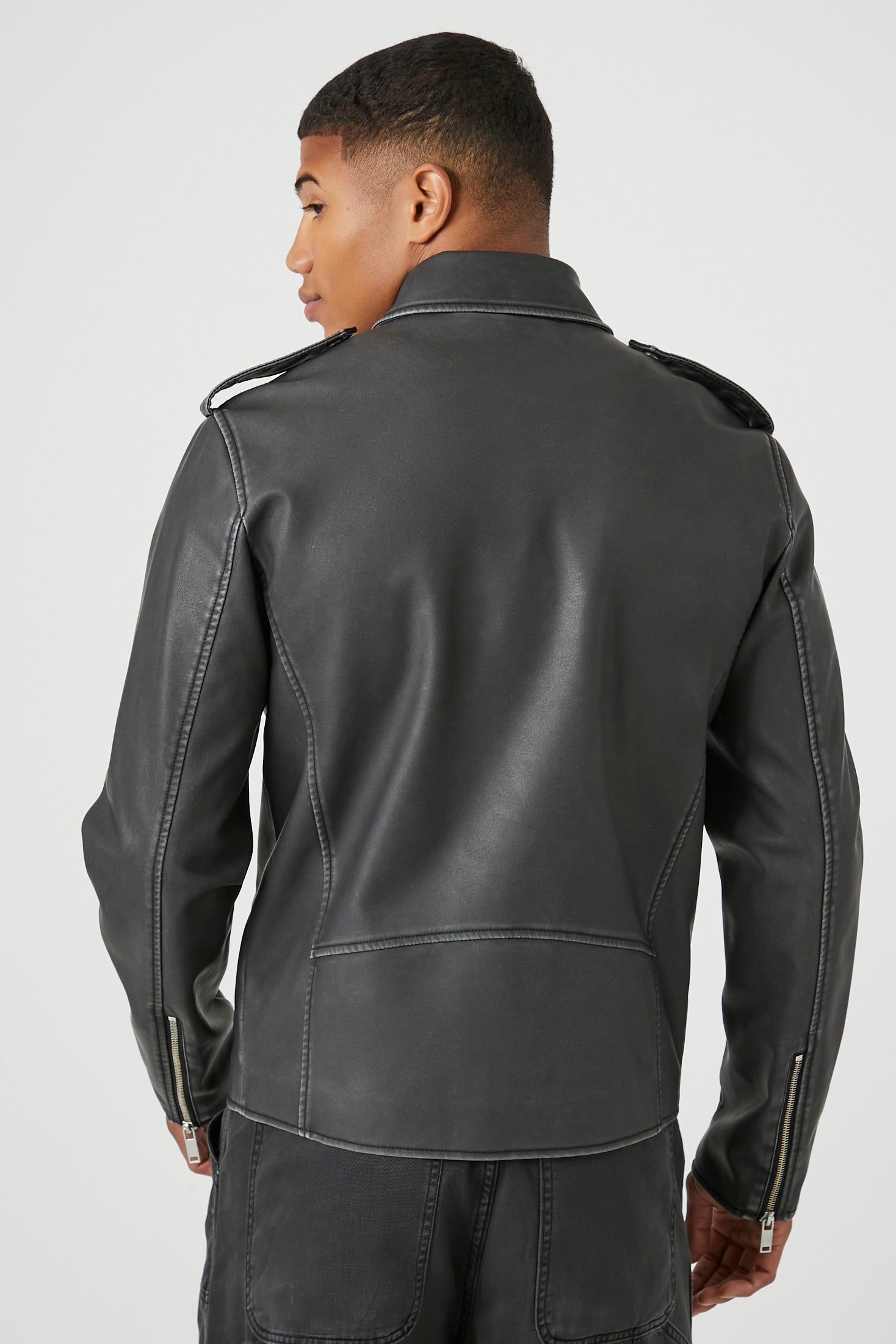 Blouson de style moto en similicuir sold by Urban Planet product image thumbnail 2