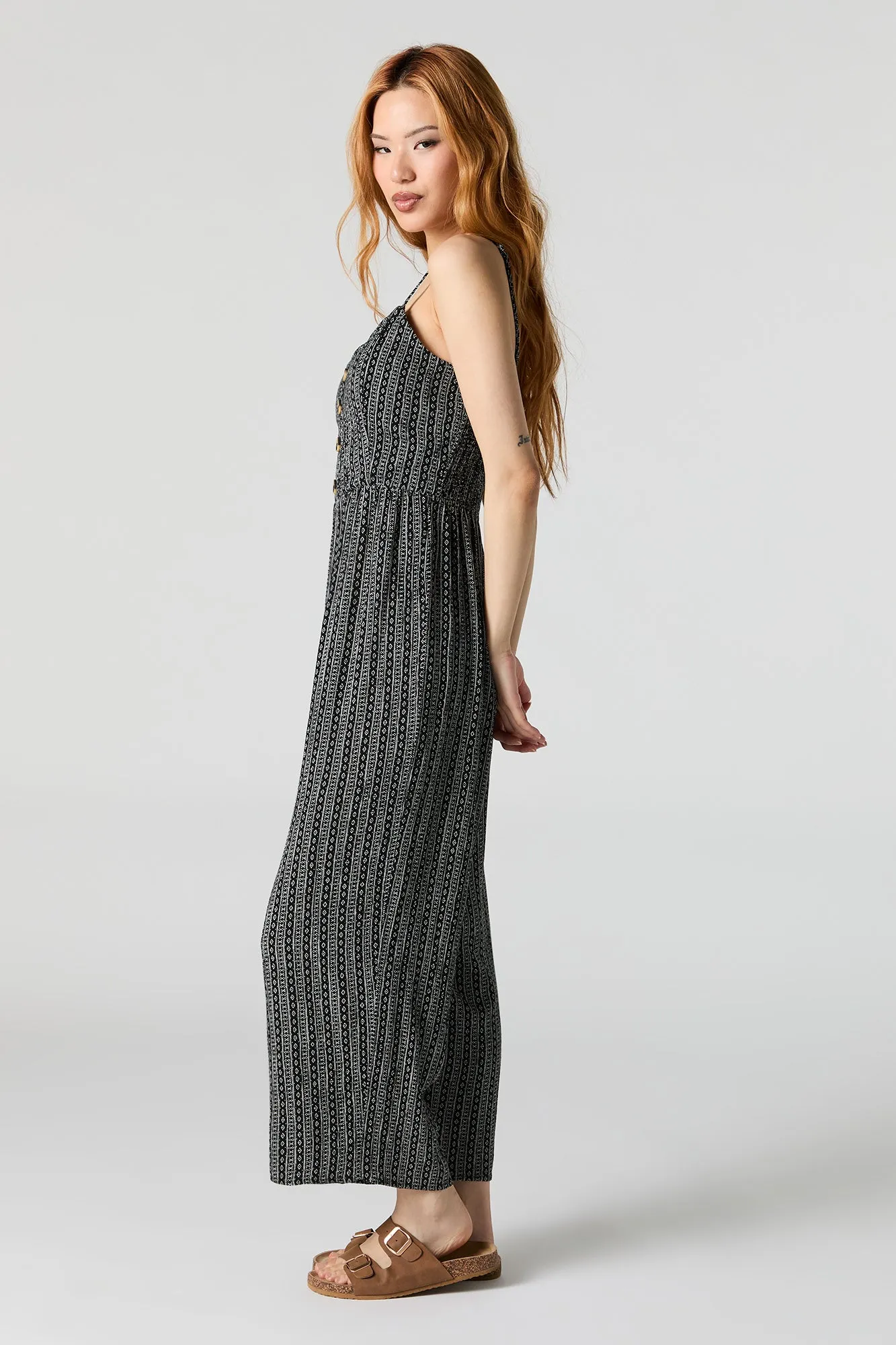 Justaucorps boutonné imprimé sans manches sold by Urban Planet product image thumbnail 2