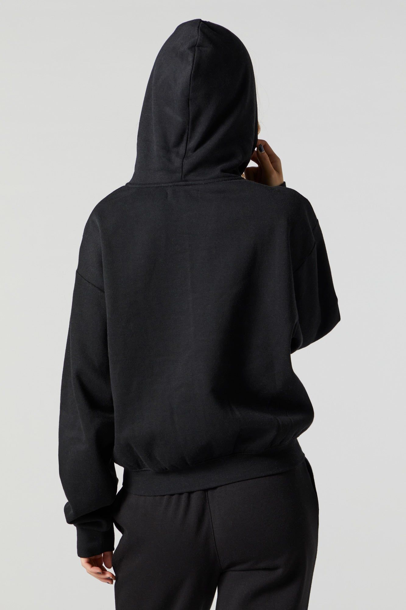 Chenille Embroidered Sacramento Zip-Up Hoodie sold by Urban Planet product image thumbnail 2