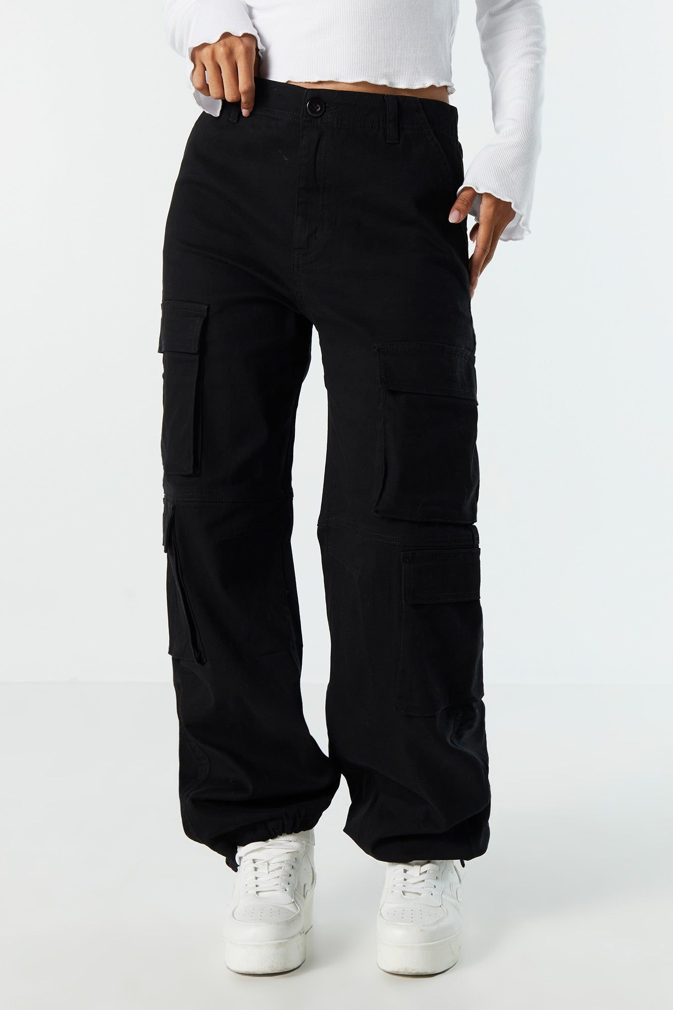 Multi Pocket Cargo Parachute Pant sold by Urban Planet product image thumbnail 2