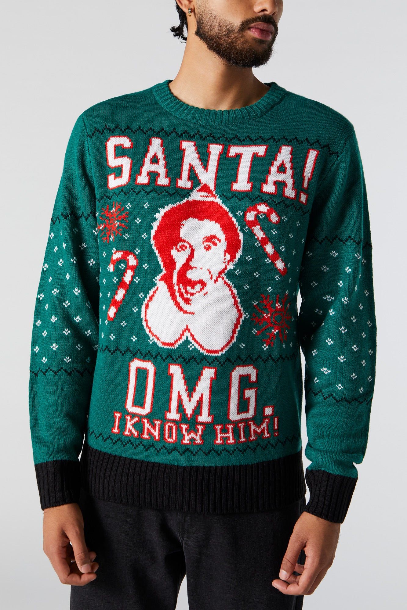 Chandail de Noël en tricot à imprimé Buddy the Elf sold by Urban Planet product image thumbnail 4