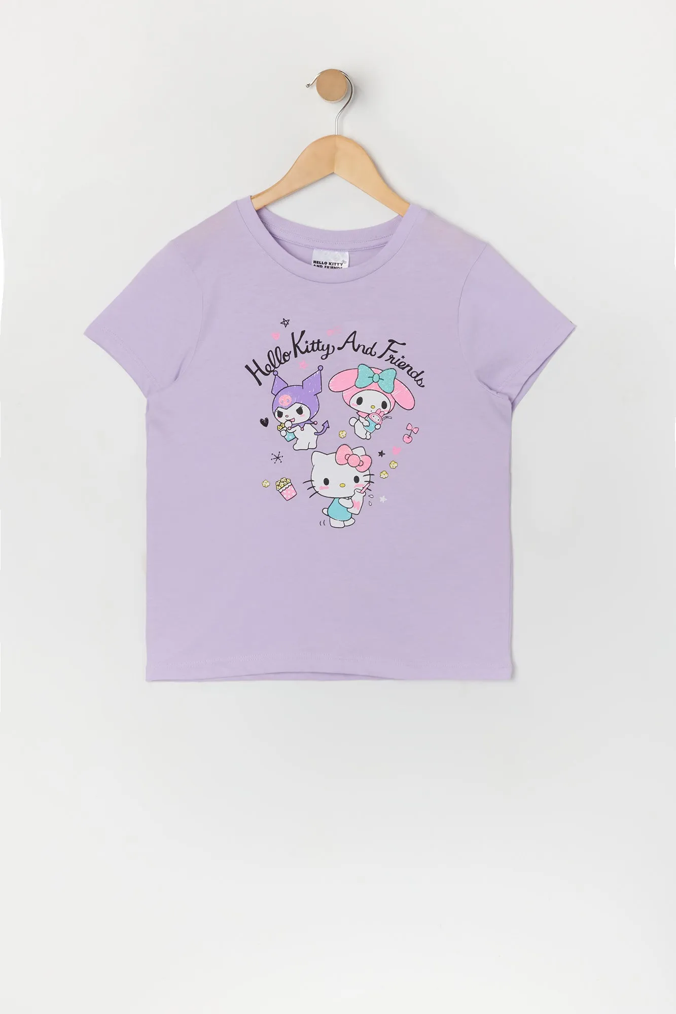 T-shirt à imprimé Hello Kitty and Friends pour fille sold by Urban Planet