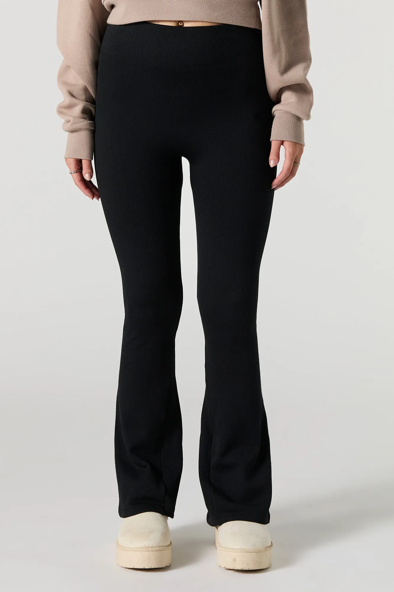 Faux Fur Lined Flare Legging sold by Urban Planet product image thumbnail 2